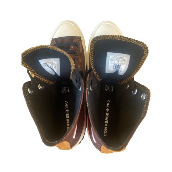 Converse Chuck Taylor Lugged 2.0 Sneaker Platform Brown Canvas 8 Men/Women 10 - Picture 11 of 14